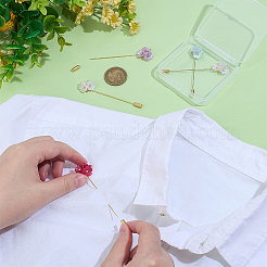 5Pcs Forget-me-not Alloy Lapel Pins&nbsp;JEWB-PH01277