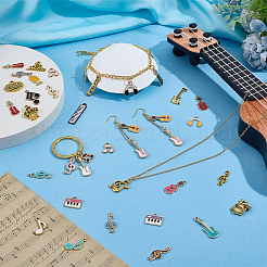 100Pcs Alloy Enamel Pendants&nbsp;FIND-PH0062-21