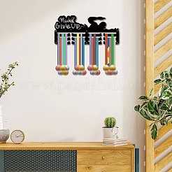 Sports Theme Iron Medal Hanger Holder Display Wall Rack&nbsp;ODIS-WH0055-021