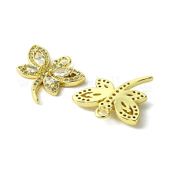 Eco-Friendly Brass Micro Pave Cubic Zirconia Pendants&nbsp;KK-A204-08G