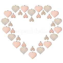24Pcs 4 Style Brass Charms&nbsp;KK-CA0001-30