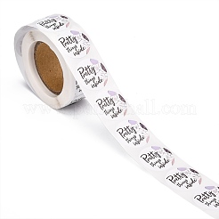 ステッカーの中のかわいいもの  粘着ロールステッカーラベル  封筒用  バブルメーラーとバッグ  ミックスカラー  25mm  500PCS /ロール&nbsp;X-DIY-M005-C08