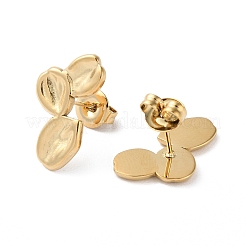 304 Stainless Steel Stud Earrings&nbsp;STAS-Z052-21G