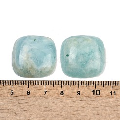 天然異極鉱ペンダント  スクエアチャーム  26.5~27x26.5~27x6.5~7.5mm  穴：1.5mm&nbsp;G-H325-06