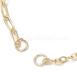 Brass Paperclip Chain Cable Chain Bracelet Slider Making&nbsp;AJEW-JB01523