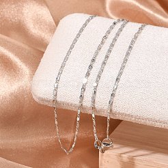 Brass Oval Link Chain Necklaces&nbsp;NJEW-H053-01A-P02