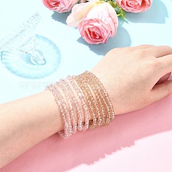 5Pcs Glass Beaded Stretch Bracelet Sets&nbsp;BJEW-YW00003-01