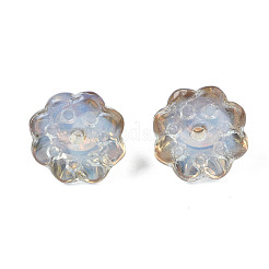 Imitation Jade Glass Charms&nbsp;GLAA-S054-26B