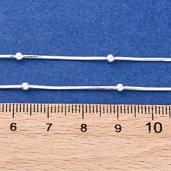2.5MM Brass Ball Snake Chain Necklaces for Women Men&nbsp;KK-P302-03S