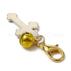 Cross Alloy Enamel Pendants Decorations&nbsp;HJEW-JM01075