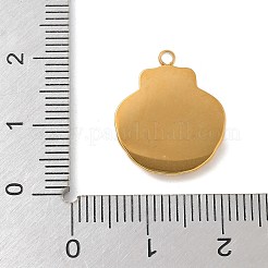 304 Stainless Steel Pendants&nbsp;STAS-G352-29G-02