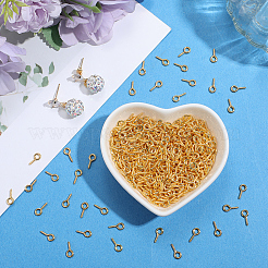 600Pcs Iron Screw Eye Pin Peg Bails&nbsp;IFIN-SC0001-91