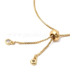 1MM Brass Box Chain Slider Bracelet Making&nbsp;MAK-K024-04G