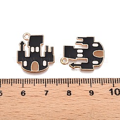 Halloween Theme Alloy Enamel Pendants&nbsp;PALLOY-N176-38-RS