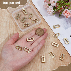 ヴィンテージ亜鉛合金キーサイン16個  ロックロゼット  オーバル  ゴールドカラー  20x11x5mm&nbsp;FIND-BC0019-25G