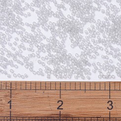 MIYUKIデリカビーズ  シリンダー  日本製シードビーズ  11/0  （db1271)マットグレーの透明な霧  1.3x1.6mm  穴：0.8mm  約2000PCS /ボトル  10 G /ボトル&nbsp;SEED-JP0008-DB1271