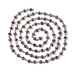 Handmade Glass Beaded Chains for Necklaces Bracelets Making&nbsp;AJEW-JB00132-02