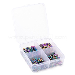 4 Strands 2 Sizes Electroplate Non-magnetic Synthetic Hematite Beads Strands&nbsp;G-LS0001-70