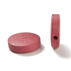Spray Painted Natural Maple Wood Beads&nbsp;WOOD-M007-10A