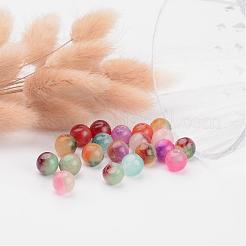 Two Tone Natural Jade Beads&nbsp;X-G-R165-10mm-M1