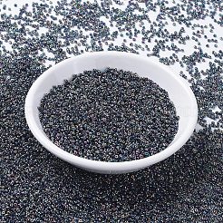MIYUKIラウンドロカイユビーズ  日本製シードビーズ  11/0  （rr4572)マジックブルー  2x1.3mm  穴：0.8mm  約5500個/50g&nbsp;SEED-X0054-RR4572