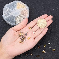 鉄コイルコードは終了  ミックスカラー  7~9x3mm  穴：1.8mm  内径：1.8mm  600個/箱&nbsp;IFIN-NB0001-08
