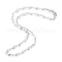 Non-Tarnish 304 Stainless Steel Link Chains Necklaces&nbsp;NJEW-F242-02P