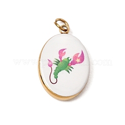 Printed 304 Stainless Steel Pendants&nbsp;SA-CBACFAA-05G