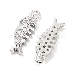 Brass Micro Pave Cubic Zirconia Pendants&nbsp;KK-E090-30P