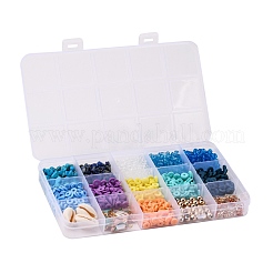 DIY Marine Theme Gemstone Necklace Bracelet Making Kits&nbsp;DIY-FS0002-73