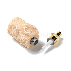 Raw Natural Yellow Jade Pump Press Bottles&nbsp;G-B131-02E