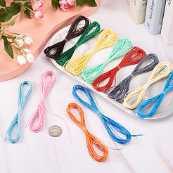 37束37色ワックスポリエステルコード  ラウンド  ミックスカラー  0.5mm  5 M /バンドル  1bundle / color&nbsp;YC-CD0001-02