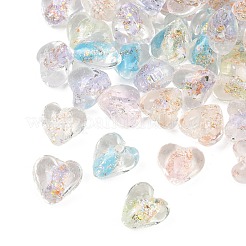 Handmade Foil Glass Beads&nbsp;FOIL-T009-02