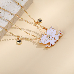 Alloy with Enamel Pendant Necklaces&nbsp;PW-WG800FB-01