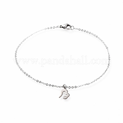 Soldered Brass Cable Chains Anklets&nbsp;AJEW-AN00274