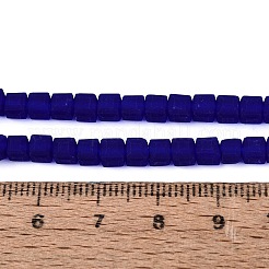 Transparent Frosted Glass Beads Strands&nbsp;GLAA-N072-01A-A14