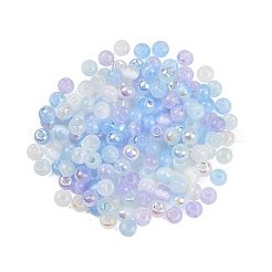 Mixed Color Imitation Cat Eye Glass Round Seed Beads&nbsp;SEED-NH0003-01A-08
