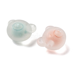 Frosted Transparent Acrylic Beads&nbsp;OACR-A032-19