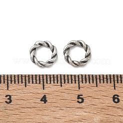 Brass European Beads&nbsp;KK-CBADC51-01AS