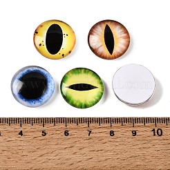 Printed Transparent Glass Cabochons&nbsp;GL-CBAA22A-06