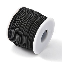 弾性コード  ブラック  2mm  約50m /ロール&nbsp;EW-WH0001-01-2mm