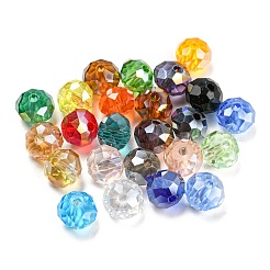 1080Pcs 24 Color Transparent Glass Bead&nbsp;GLAA-H026-01