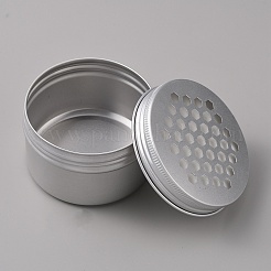 Aluminium Shallow Round Candle Tins&nbsp;AJEW-WH0326-03B