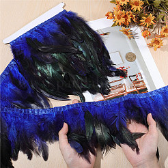 1 Bundle Fashion Feather Cloth Strand Costume Accessories&nbsp;DIY-GF0012-59B
