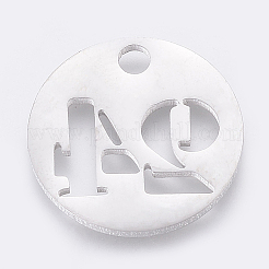 Non-Tarnish 304 Stainless Steel Pendants&nbsp;STAS-F233-24-P