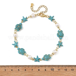 Ocean Starfish Turtle Anklets&nbsp;AJEW-AN00847-01