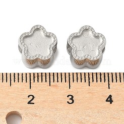 304 Stainless Steel European Beads&nbsp;STAS-D307-04C-P