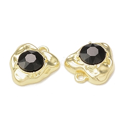 Rack Plating Alloy Glass Pendants&nbsp;PALLOY-P291-03G-04
