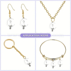 100Pcs Tibetan Style Alloy Pendants&nbsp;TIBE-YW0001-93