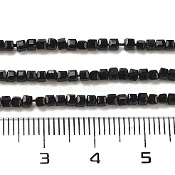 Natural Black Tourmaline Beads Strands&nbsp;G-H042-B21-01